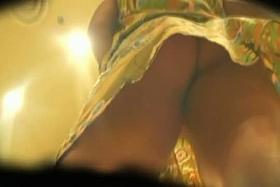 Hot candid camera gets shoved up a chicks ass by a public voyeur