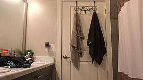 My Stepmom is hotter than I thought! Finally caught her naked on hidden cam