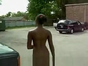 Black Girl Streaking