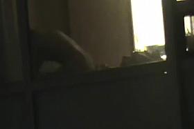 Champagne couple fucking in bed