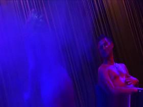 babe gives a hot lapdance on stage