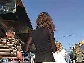 My recent upskirt movie for u