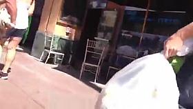 Nice round ass at the beach part 2