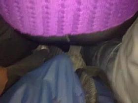 Hung she enjoying that Encoxada on the bus