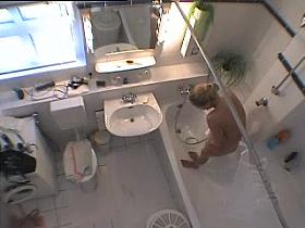 Hidden Cam Bathroom Girl