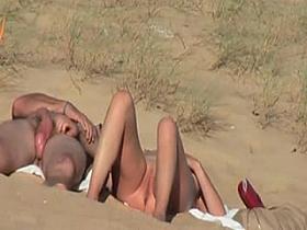 hot couple at the beach