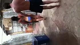 Juicy Ass Walking Poolside