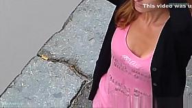 Looking to the neckline of a girl