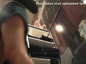 Women upskirted in jeans store