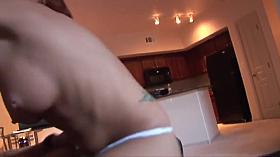 teen in panty tease and grind