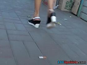 Presentable-looking upskirt