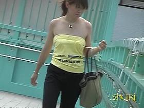 Bridge sharking scene of some really pretty brown-haired darling