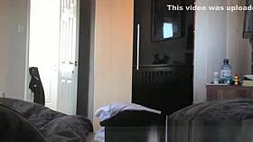 Guy films his wife getting out of bathroom