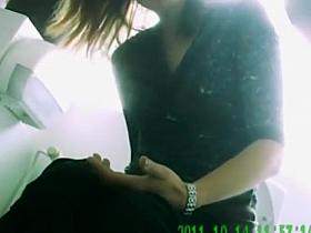 Spying all my female coworkers pissing