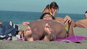 Nude beach pussy views