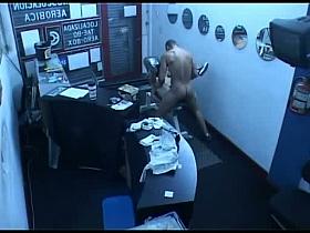 Secretary fucked in office