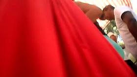 balzaca deliciosa de vestido red na feira