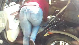 Big Booty Doggystyle At The Car Wash.