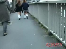 Two sexy schoolgirl getting involved in very interesting sharking scene
