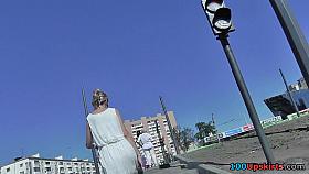 Free up petticoat view of the white panty