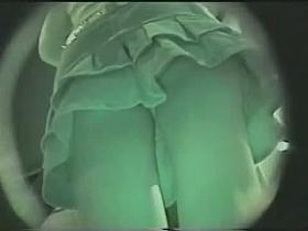 Cute looking amateur wears white skirt and white panties