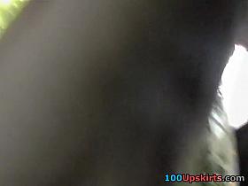 Blond girl trolley upskirt