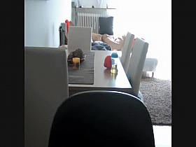 Spy cam masterbation exciting video of the naked amateur