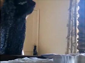 Mature wife with small breasts dressing