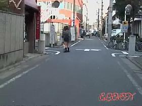 Seductive Japanese schoolgirl get double surprised during sharking attack