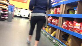 Hotties in Leggings - Candid teens Hot ass yoga pants tights