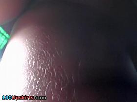 Up petticoat of angel with model looks