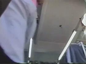 Candid street upskirt with teen babe's bouncy ass