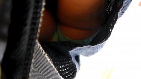 young girl in store headed to church