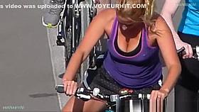 A woman with a big neck