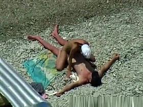 Caught on the beach.