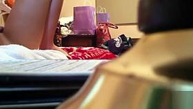 Post shower masturbation in bed to an orgasm