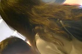 college chick in tight shorts