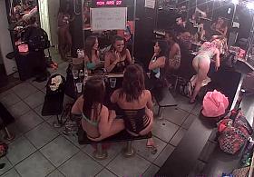 Strippers hanging out