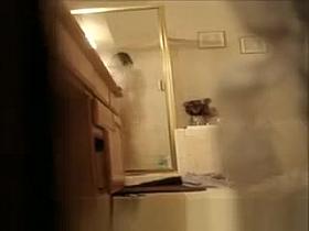 MILF Vicky unaware of voyeur