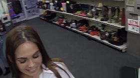 Flight attendent pawnee fucked in bathroom