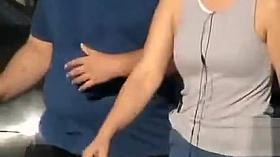 Horny peeper films some fascinating booties