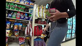 Young Woman Wearing Leggings