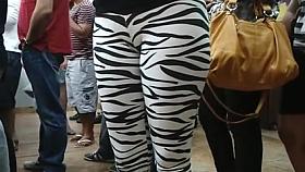 Amateur Leggings voyeur