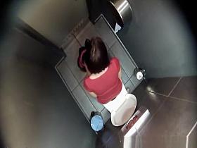 Hidden toilet ceiling camera
