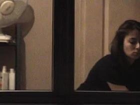 voyeur spycam catches busty neighbours exposed tits