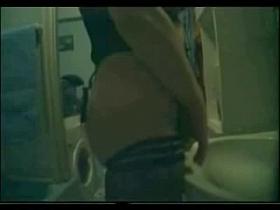 mature caught masturbating in the bathroom