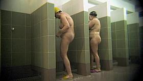 Hot Russian Shower Room Voyeur Video 1