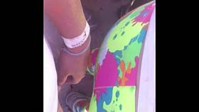 Groping enconxada chikan gropers ass in concert part 2