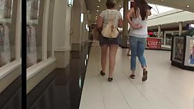 Nerdy Whooty Upskirt Butt