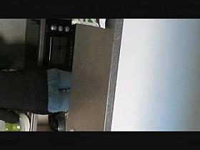 CANDID ASS COWORKER MAKE COFFEE & EXPOSE HER ASS JEAN